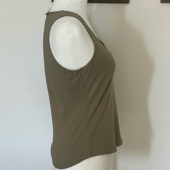 WORTH Olive Green Women's Tank Top Size 8 - Picture 3 of 5